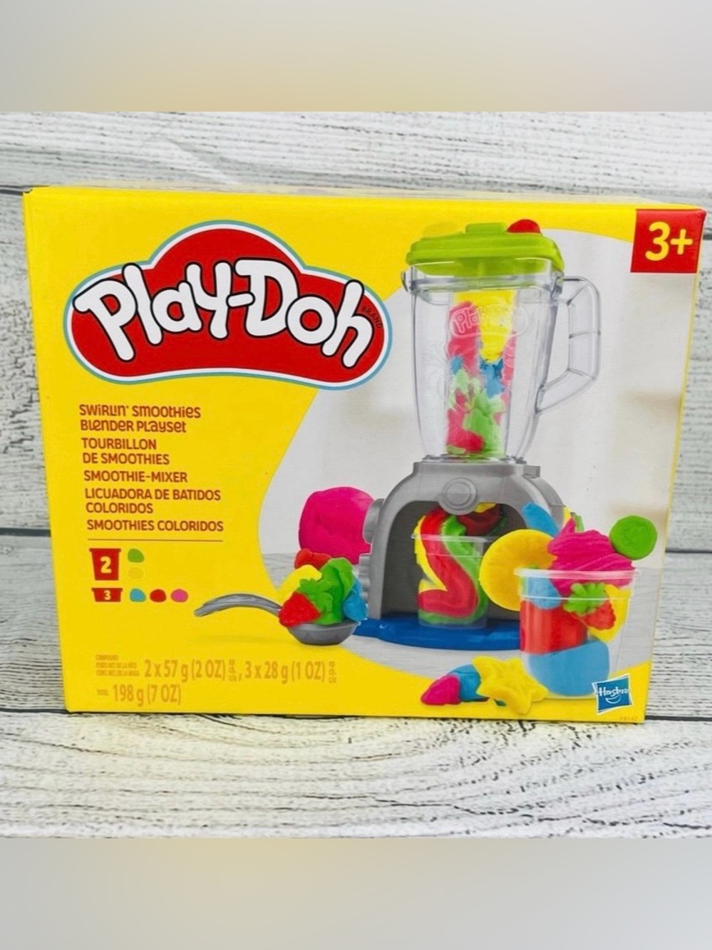 PlayDoh Swirlin’ Smoothies Blender Playset Kids Creative Toy 3+ New